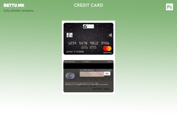 Модерен стил Шаблон за мастер картички на Банката на Астон на Обединетото Кралст